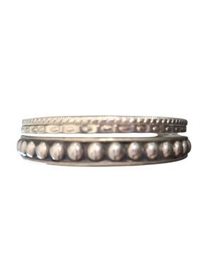 Silvertone Bangle Set